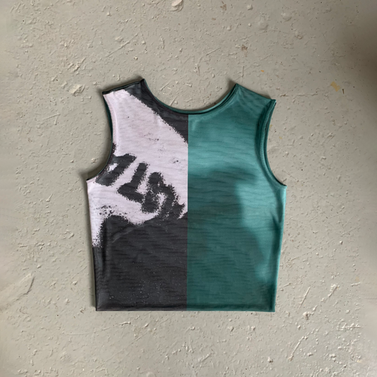 DEEP GREEN MESH VEST